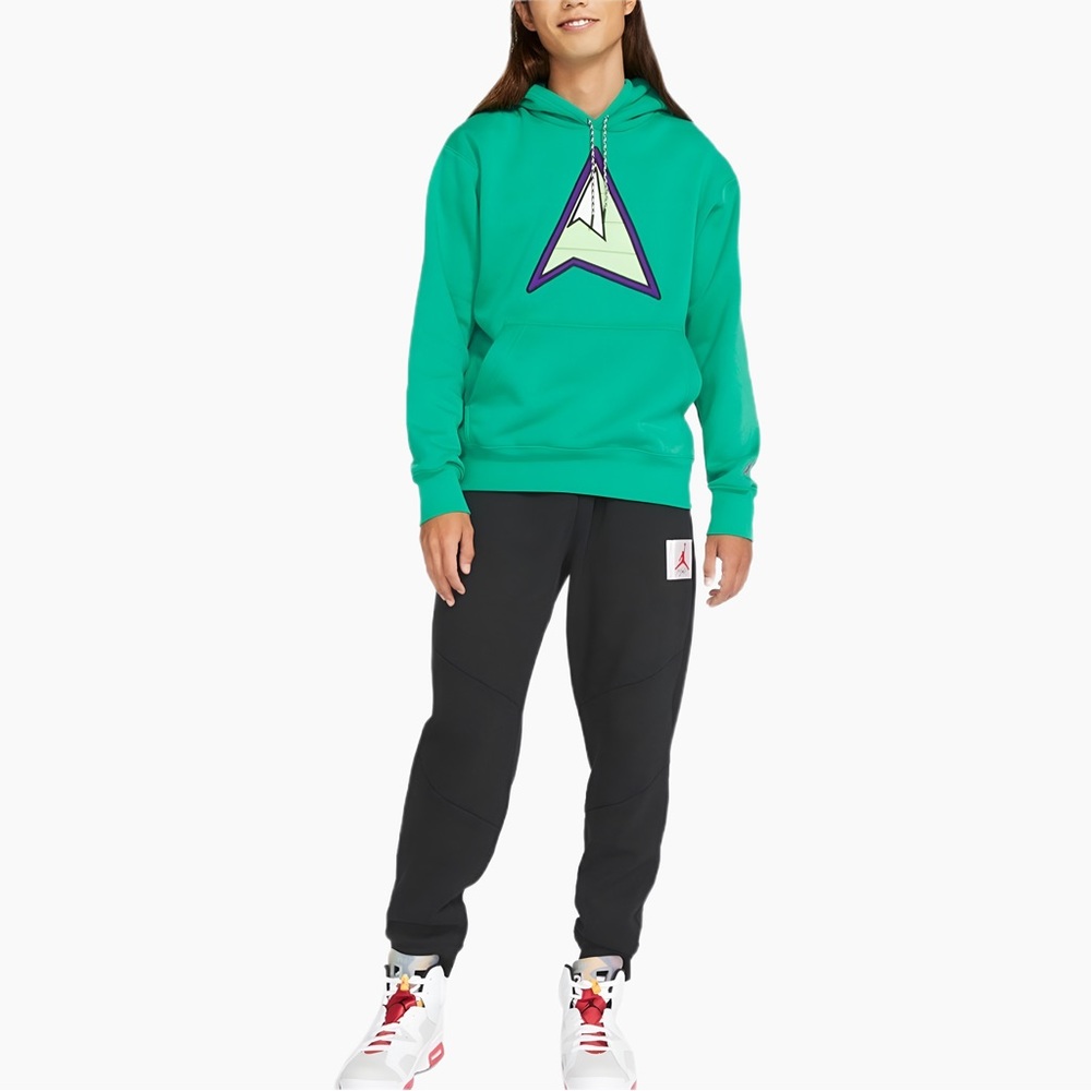 (Sold) Jordan Nike Mountainside Hoodie Green Graphic Pullover Oversized Grailed - Picture 2 of 9